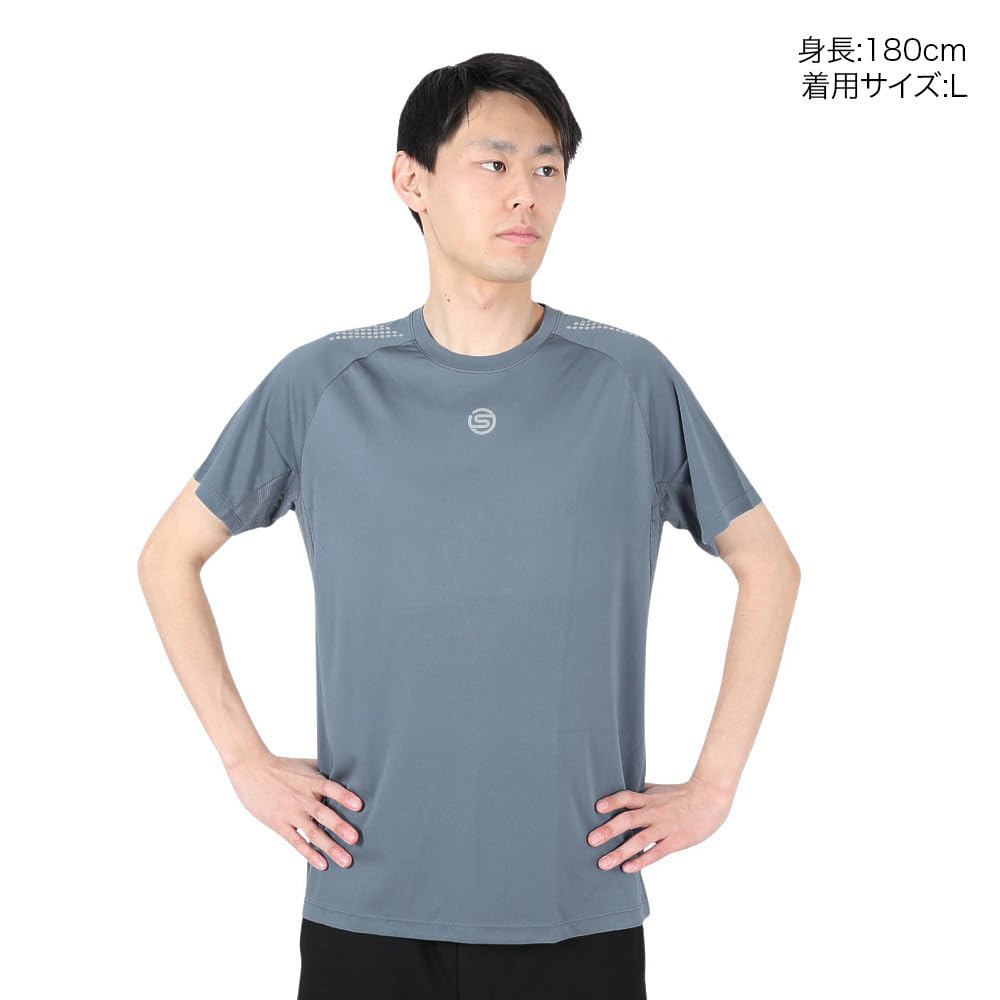 未使用品スキンズSKINSメンズSERIES-3 メンズ半袖トップスMサイズ スキンズ（SKINS）（メンズ）半袖Tシャツ メンズ SERIES-3 181